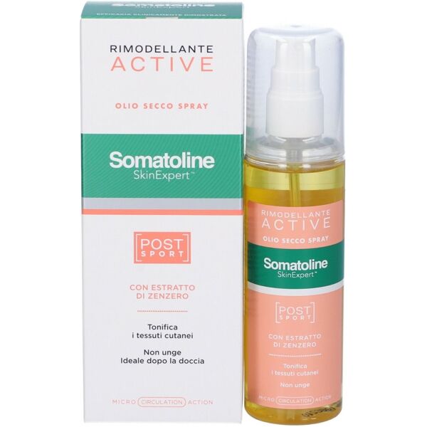 somatoline skinexpert rimodellante active olio secco spray post-sport 125 ml