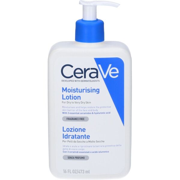 cerave lozione idratante corpo pelle da secca a molto secca 473 ml