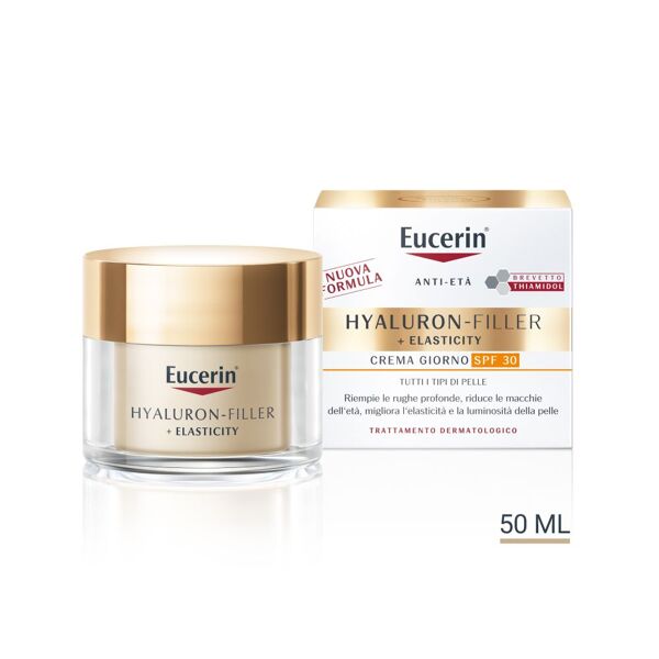 eucerin hyaluron-filler+elasticity crema giorno spf 30 anti-età 50 ml