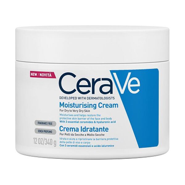 cerave crema corpo idratante pelle molto secca 340 g