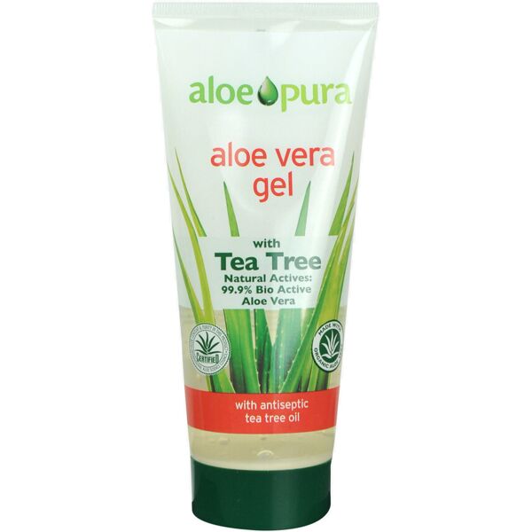 optima aloe pura - aloe vera gel with tea tree oil 200ml