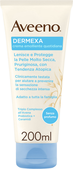 Johnson & Johnson Aveeno Dermexa Crema Idratante 200 Ml