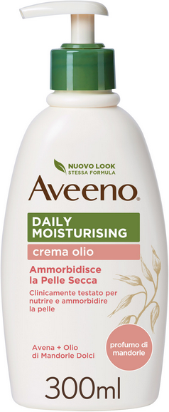 Johnson & Johnson Aveeno Crema Olio Idratante Corpo 300ml