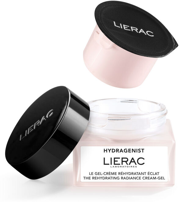 Lierac Hydragenist Ricarica Gel-Crema Viso Idratazione Intensa Illuminante Per Pelle Normale E Mista 50ml