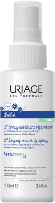 Bébé Spray Assorbente Riparatore Uriage 100ml