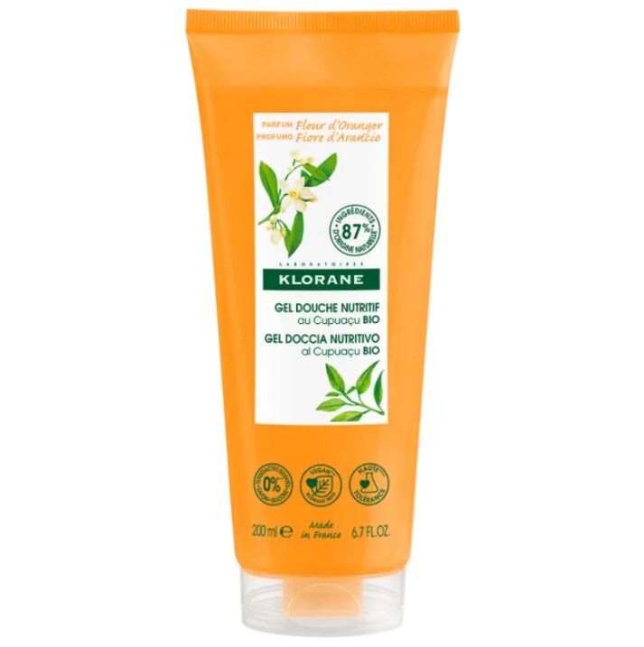 Klorane Gel Doccia Al Burro Di Cupuacu BIO Profumazione Miele D'Arancio 200 ml