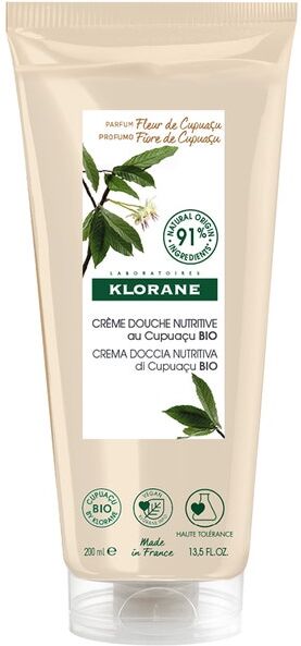 Klorane Crema Doccia Nutritiva al Burro di Cupuacu Bio 200 ml