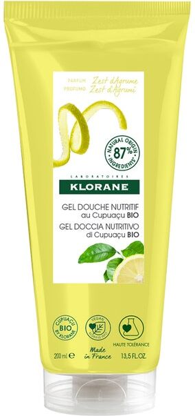 Klorane Gel Doccia Al Burro Di Cupuacu BIO Profumazione Zest D'Agrumi 200 ml