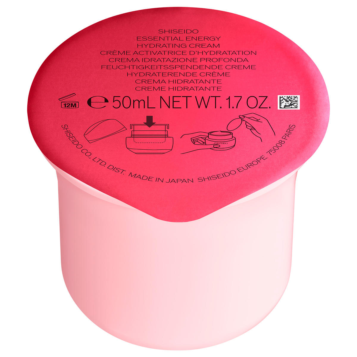Shiseido Essential Energy Ricarica di crema idratante 50 ml