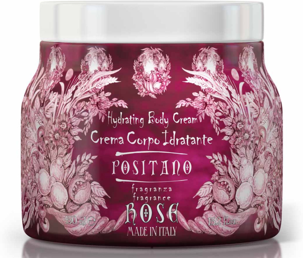 Rudy profumi Le Maioliche POSITANO Rose CREMA CORPO IDRATANTE 450 ML