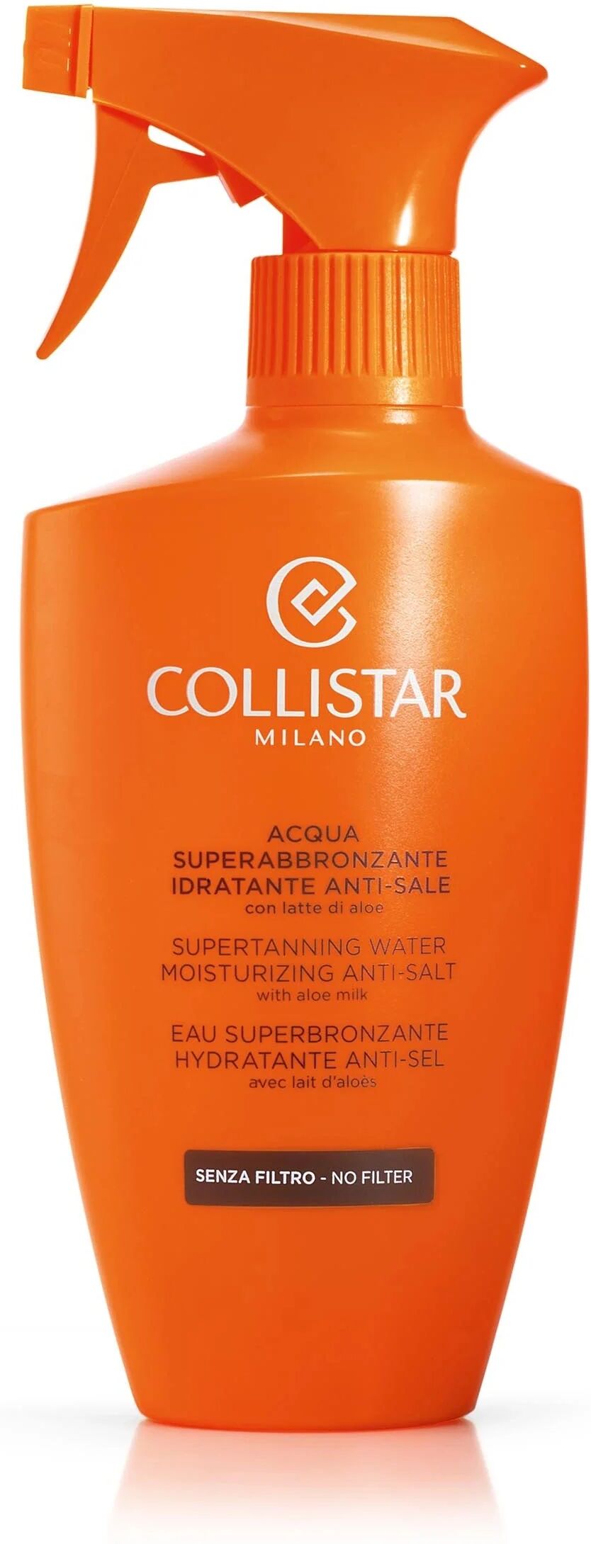 Collistar Acqua Superabbronzante Idratante Anti Sale Con Latte Di Aloe Senza Filtro 400 ml