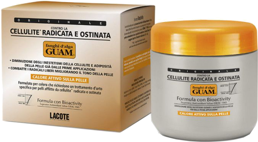 Fanghi d'alga Guam Cellulite Radicata e Ostinata 500 gr Anticellulite