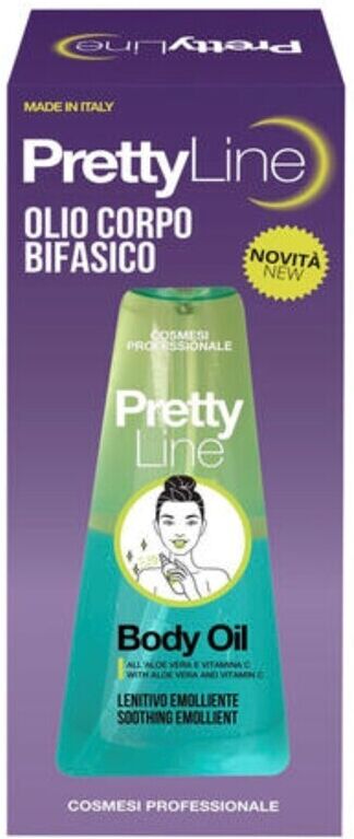 PRETTY LINE Olio Corpo Lenitivo Emolliente  150 Ml