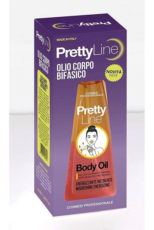 PRETTY LINE Olio Corpo Energizzante Nutriente  150 Ml