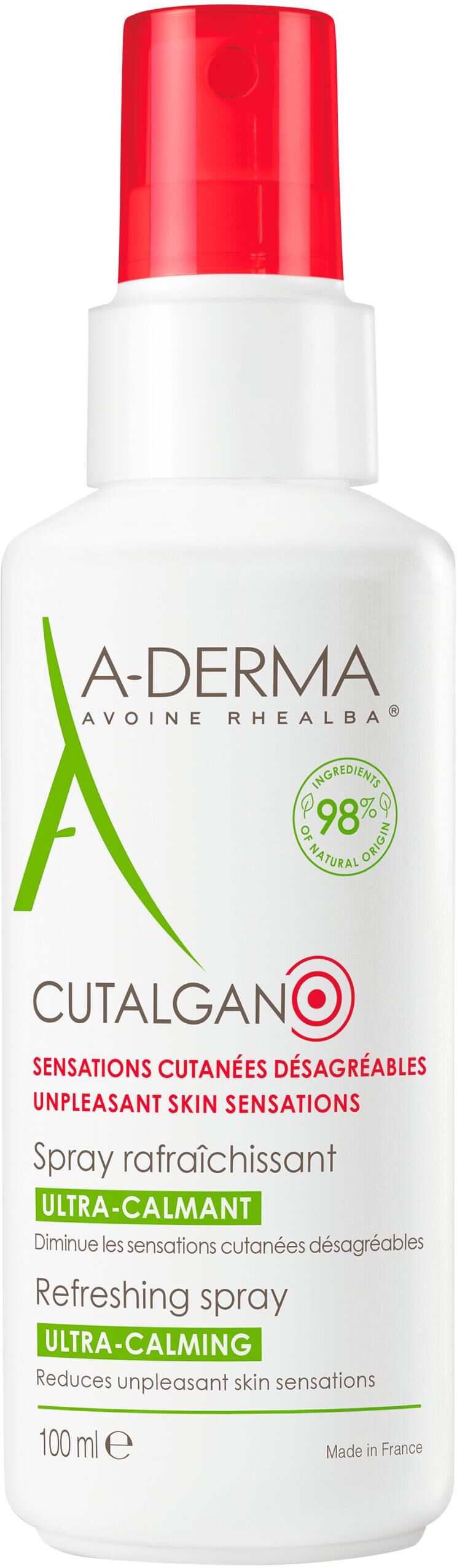 A-derma Cutalgan Spray Rinfrescante Ultra-lenitivo 100ml