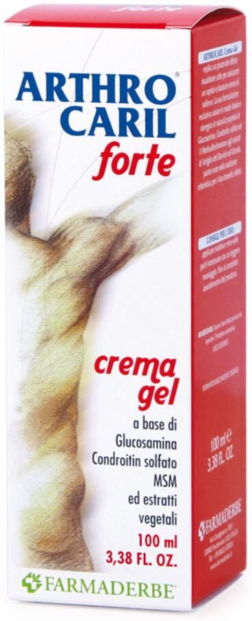 Farmaderbe Arthrocaril Gel Forte Benessere Articolazioni 100 ml