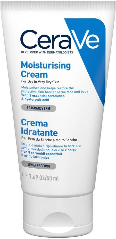 L'Oreal Cerave Crema Idratante viso e corpo per pelli secche 50ml