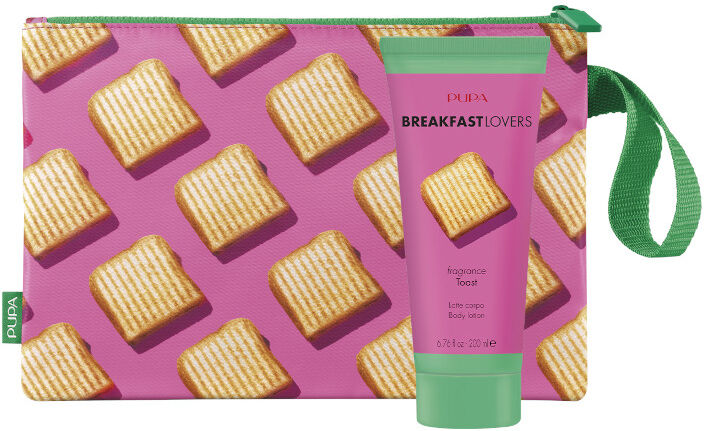 Pupa BREAKFAST LOVERS Latte Corpo TOAST 200 ML Latte Corpo + Pochette