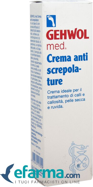 GEHWOL Gewhol Crema Antiscrepolature Idratante Ammorbidente 75 ml