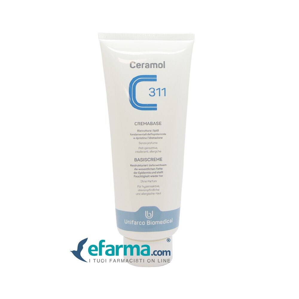 Linea Farmacia Ceramol 311 Cremabase Per Pelli Iperattive Intolleranti e Allergiche 400 ml