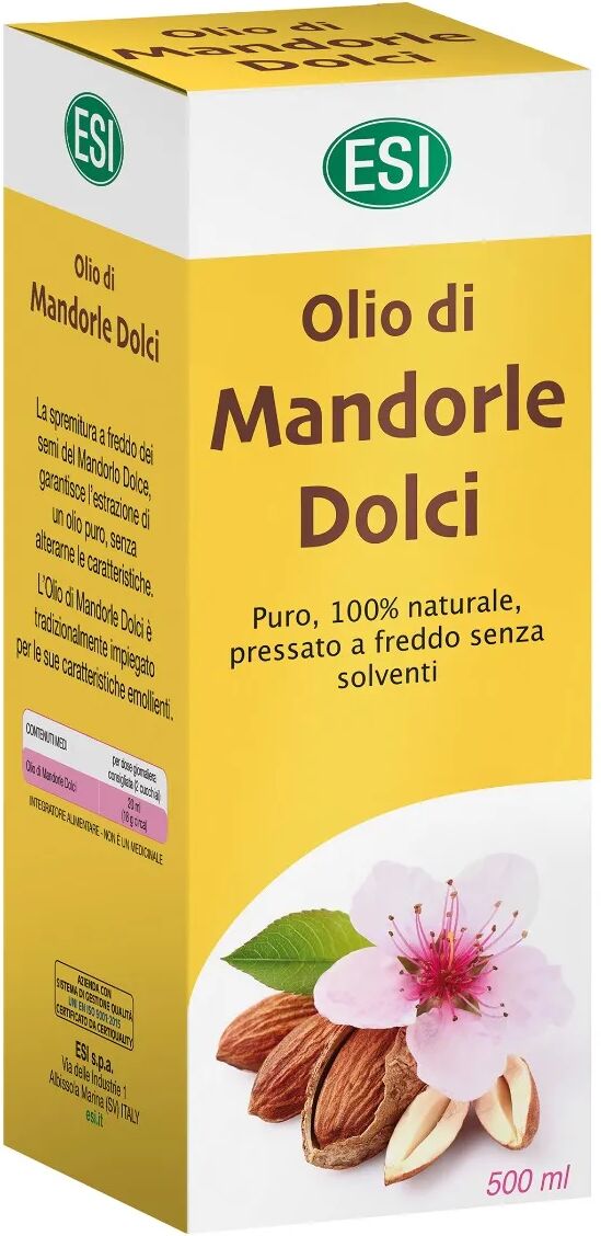 Esi Olio Mandorle Dolci Emolliente Idratante Uso Interno 500 ml