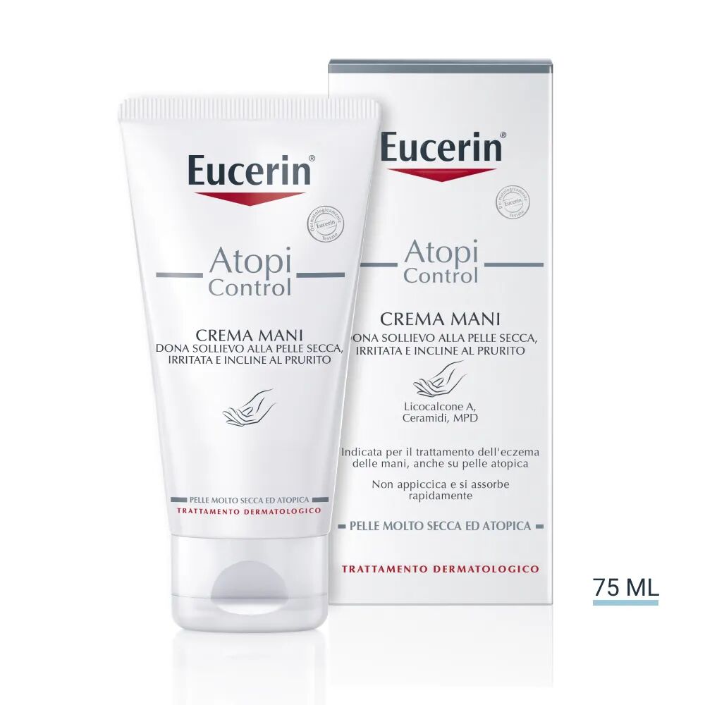 Eucerin AtopiControl Crema Mani Pelle Secca E Irritata 75 ml