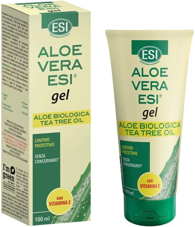 Esi Aloe Vera Gel Con Vitamina E e Tea Tree Oil 100 ml