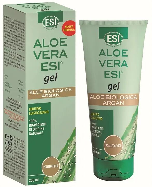 Esi Aloe Vera Gel con Olio di Argan Idratante e Nutriente 200 ml