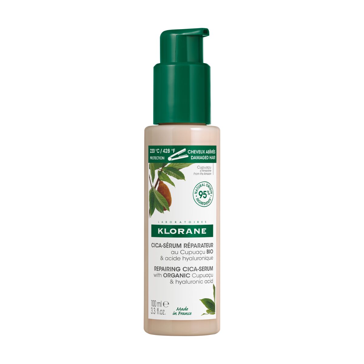 Klorane Cica-Siero Ristrutturante Con Burro Di Cupuaçu BIO 100 ml