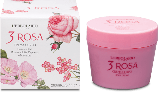 L'Erbolario Crema Corpo 3 Rosa 200 ml