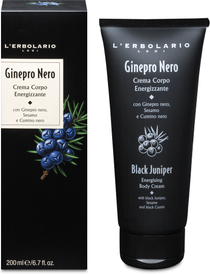 L'Erbolario Crema Corpo Energizzante Ginepro Nero 200 ml