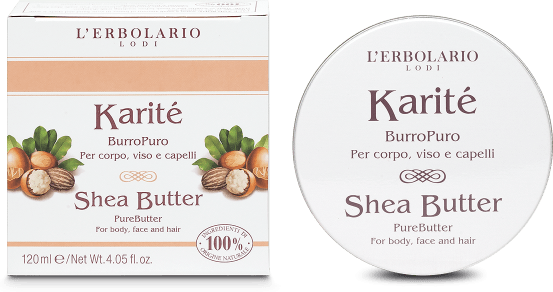 L'Erbolario BurroPuro Karité per Corpo, Viso , Capelli  120 ml