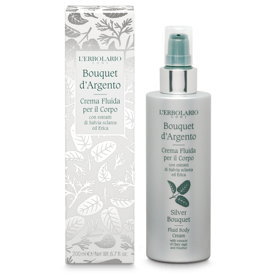 L'Erbolario Crema Fluida per il Corpo Bouquet d'Argento 200 ml