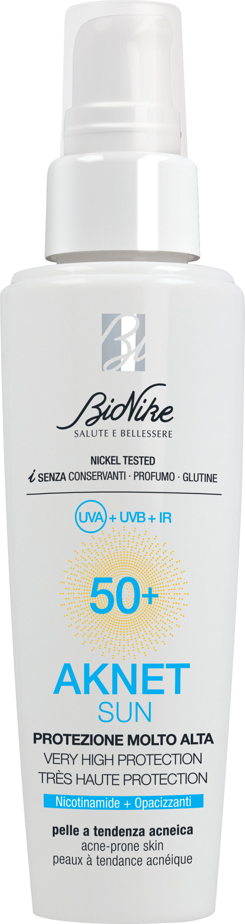 Bionike Aknet sun pma spf50+ 50ml