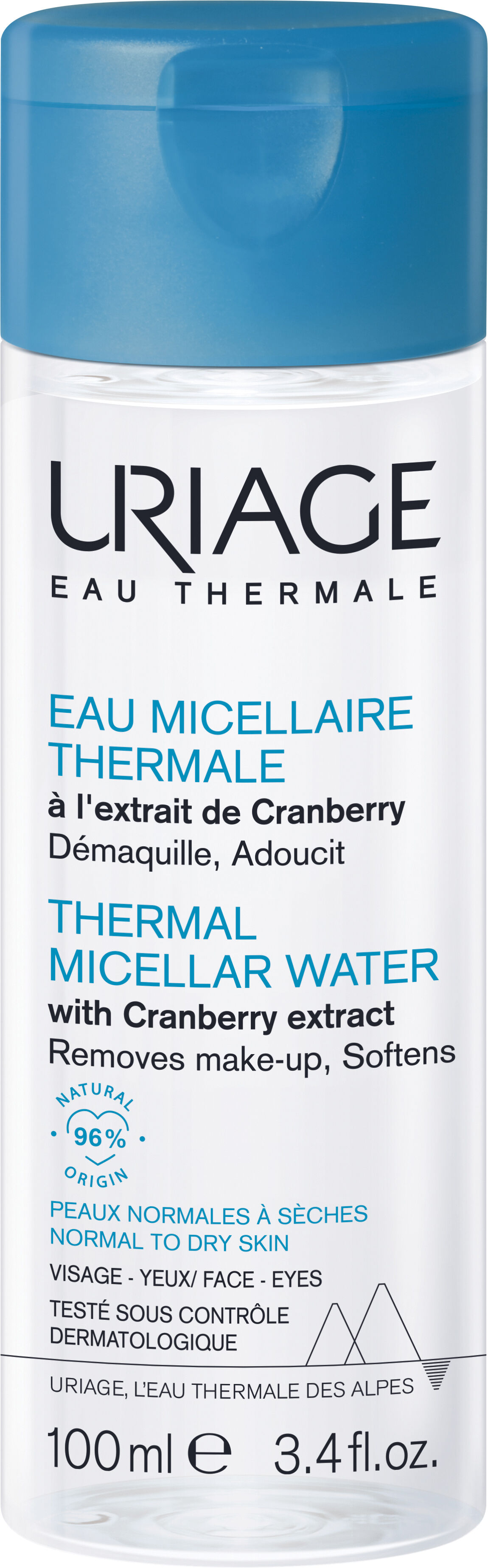 Uriage eau micellaire thermale pelli normali secche 100 ml