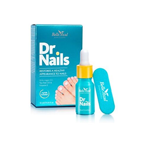 Belle Azul Dr. Schimmelnagelbehandeling & wittere nagels met antibacteriële tea tree olie, arganolie en vitamine E, 10 ml