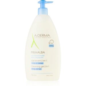 A-Derma Primalba Baby cleansing gel for body and hair for children 750 ml