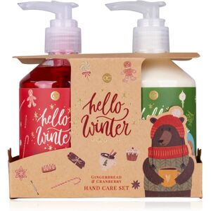 Accentra Hello Winter gift set Gingerbread & Cranberry(for hands)