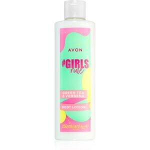 Avon #GirlsRule Green Tea & Verbena refreshing body lotion with moisturising effect 250 ml