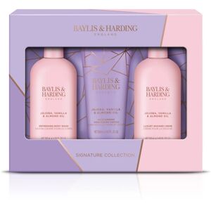 Baylis & Harding Jojoba, Vanilla & Almond Oil gift set (W) with almond oil