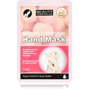 Beauty Formulas Soothing & Nourishing regenerating hand mask in glove form 1 pc