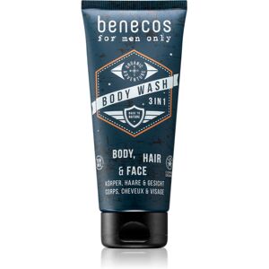 Benecos M Only 3-in-1 shampoo, conditioner & shower gel 200 ml