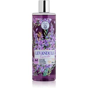 Bohemia Gifts & Cosmetics Flower Line Lavender cleansing gel for body and hair 4-in-1 400 ml