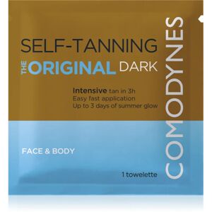 Comodynes Self-Tanning Towelette self-tanning wipe for face and body shade dark 8 pc