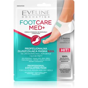 Eveline Cosmetics Foot Care Med exfoliating mask for heels 2 pc