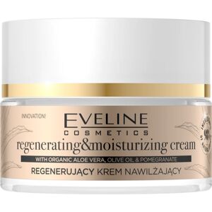 Eveline Cosmetics Organic Gold regenerating and moisturising cream with aloe vera 50 ml