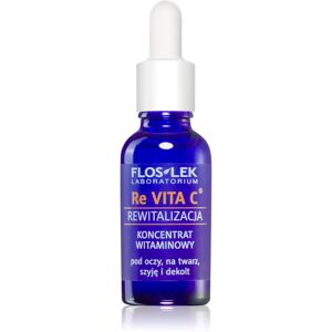 FlosLek Laboratorium Re Vita C 40+ vitamin concentrate for the eye area, neck and décolleté 30 ml
