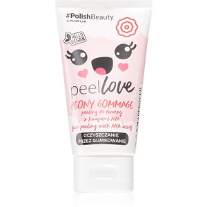 FlosLek Laboratorium Peel Love Peony exfoliating face cleanser With AHAs 75 ml
