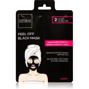 Gabriella Salvete Face Mask Black Peel Off black peel-off mask for the face 2x8 ml