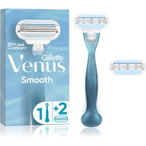 Gillette Venus Smooth razor + 2 replacement heads 1 pc